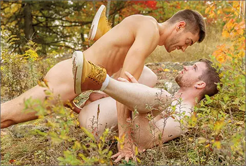 Falcon Studios FVP-309 Into The Woods Rafael Louis fucks Thyle Knox