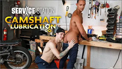 SERVICE STATION: CAMSHAFT LUBRICATION Jayden Marcos, AJ Sloan Next Door Studios hot gay sex