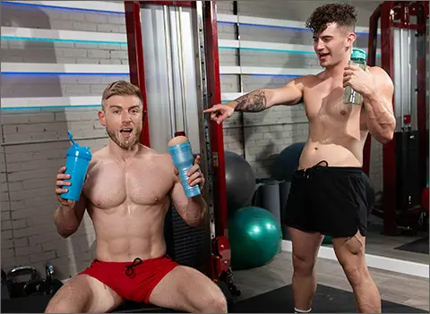 PROTEIN SWAP 1 Trevor Brooks Matthew Ellis Men.com Men Fuck Men Gay Porn Star 