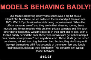 Sharpshooter Studios Sexy Male Models behaving badly 