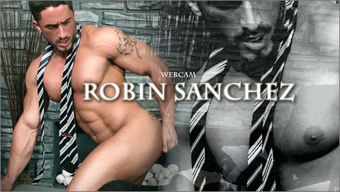Sexy British Naked Men At Play gay porn star ROBIN SANCHEZ WEBCAM solo jack off 