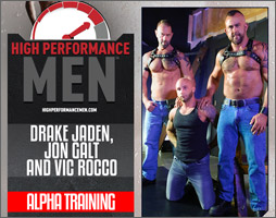 Gio Caruso High Performance Men fucking gay porn stars Drake Jaden Vic Rocco Jon Galt 