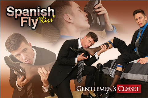 Angel Cruz JJ Knight SPANISH FLY KISS Gentlemens Closet sexy men pantyhose and Underwear Foot Fetish 