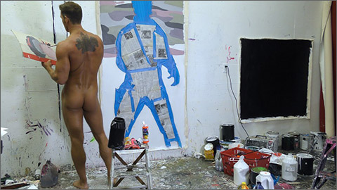 Brent Ray Fraser HE PAINTS WITH HIS PENIS 1 & 2 The Guy Site