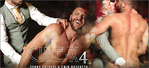 Emir Boscatto Sunny Colucci CINE-X 4 Men At Play Gay Porn Suited Sexy Spanish Men Naked British Men