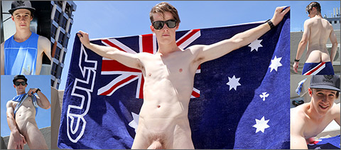 Aussie Boy Brad Hunter In His First Nude Shoot On My Rooftop Bentley Race Australian Mates