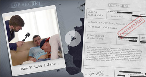 CASE 3 RUSH & JAKE Jay Rush Paul Day Jake Mills Gay Law Office RawEuro Uncut Czech Gay Porn Stars Men