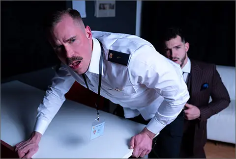 Men At Play Gay Porn Suited Sexy Spanish Men Naked READY TO FLY LEAD FLIGHT ATTENDANT Adam Tyrant Ricky Hard