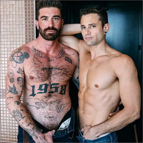 Chris Damned Quin Quire Randy Blue Gay Porn Stars Handsome Men 