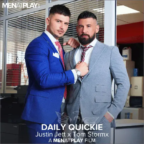 Men At Play Gay Porn Suited Sexy Spanish Men Naked DAILY QUICKIE Justin Jett Tom Storm