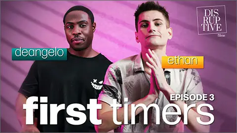 FIRST TIMERS: EPISODE 3 Trevor Harris, DeAngelo Jackson Disruptive Films hot gay sex