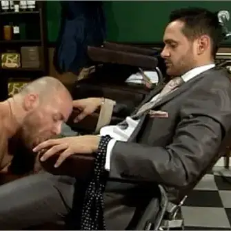 Men At Play THE BARBER AND MARCO Nathan Price Marco Wilson
