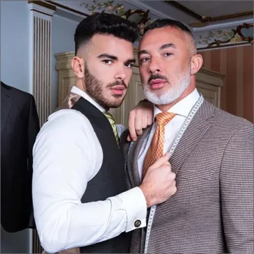THE TAILOR & ADAM FRANCO Adam Franco Pol Prince Men At Play Gay Porn Suited