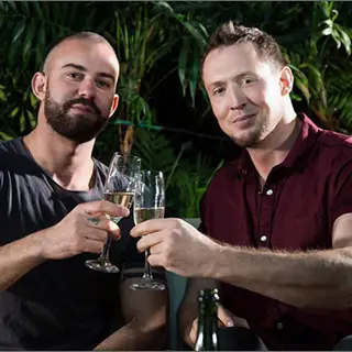 NEW YEAR'S SWIPE REMASTERED Bruno Max Pierce Paris Handsome Bareback Uncut Hunks at The BroNetwork