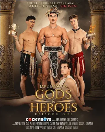 GODS & HEROES Cade Maddox Seth Cain Oliver Carter Zane Kazan Gage Palmer CockyBoys American Gay Porn